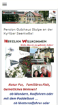 Mobile Screenshot of pension-gutshausstolpe.de