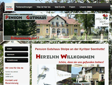 Tablet Screenshot of pension-gutshausstolpe.de